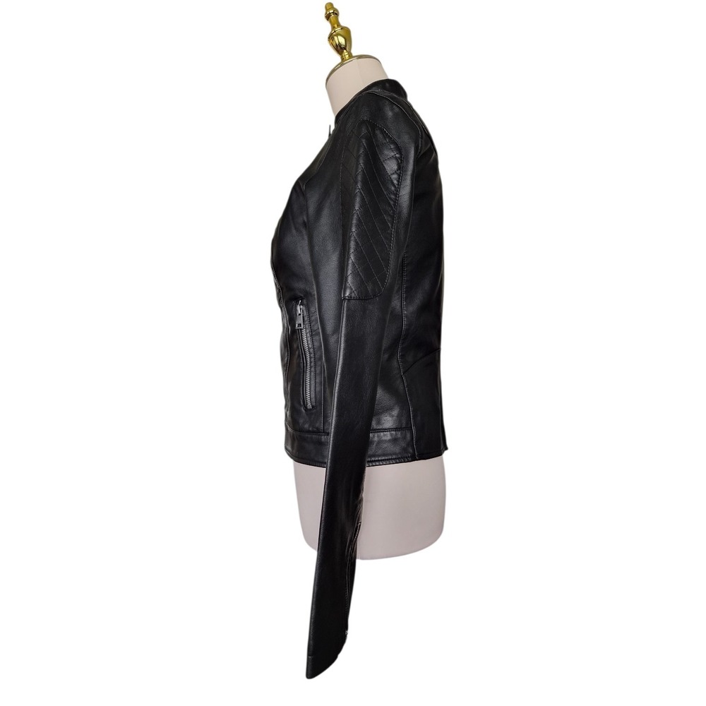 Levi's Women's Faux Leather Motocross Racer Jacket - XSmall New Without Tag - Picture 7 of 13